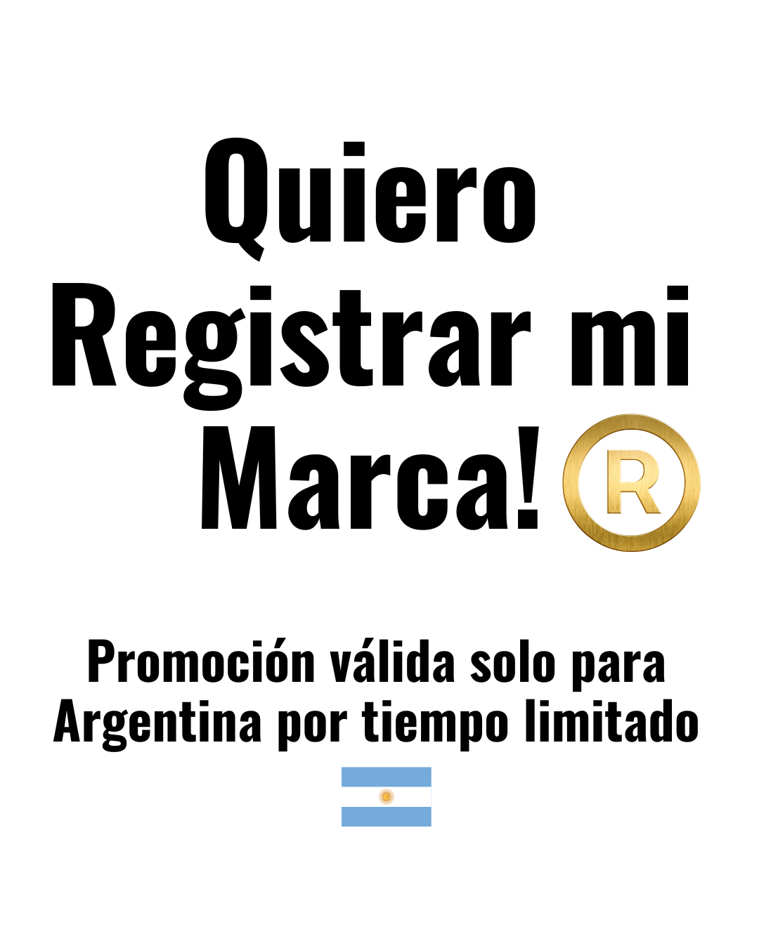 Registrá tu Marca o Emprendimiento acá! PROMOCIÓN